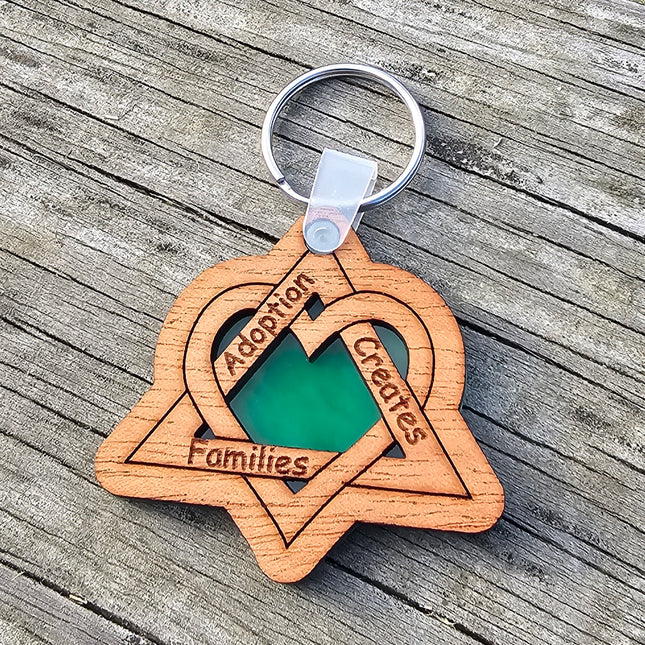 Adoption Keychain (4 colors)