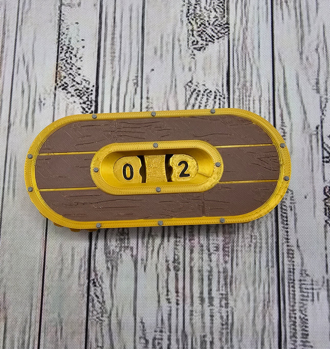 Health/Damage Tracker for Dice/Card Games, 3D Printed