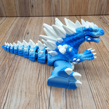 3D Printed, Articulated Frostzilla