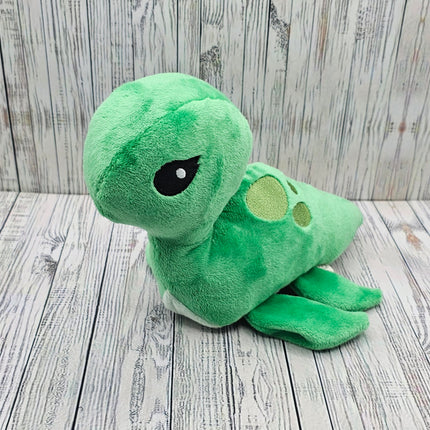 Image of Green Smooth Nessie plush option