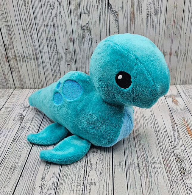Image of Smooth Aqua Nessie plush option