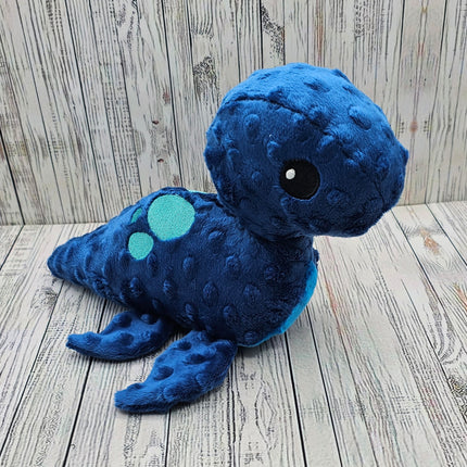 image of Blue Bumpy Nessie plush option
