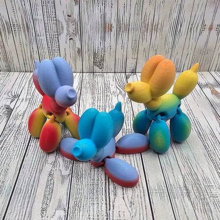 Flexible Balloon Dog, 3D Printed Desk Buddy