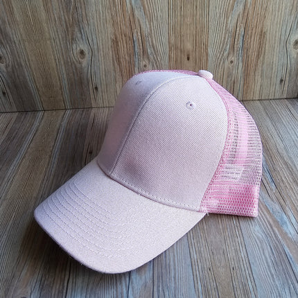 Trucker Hat w/ Laser Engraved Leather Patch