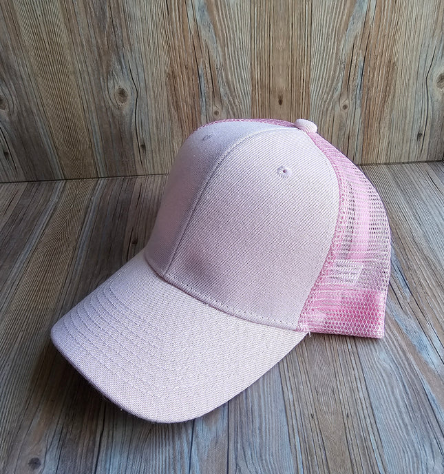 Trucker Hat w/ Laser Engraved Leather Patch