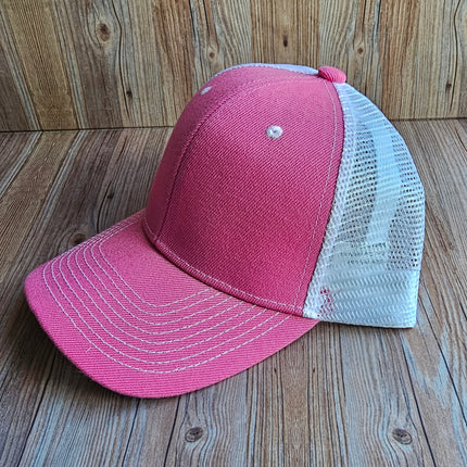 Trucker Hat w/ Laser Engraved Leather Patch