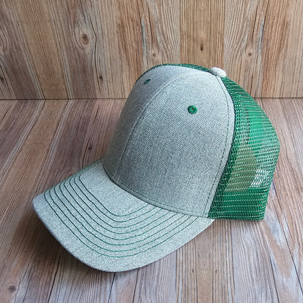 Trucker Hat w/ Laser Engraved Leather Patch