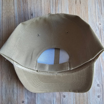 Baseball Hat w/ Laser Engraved Leather Patch