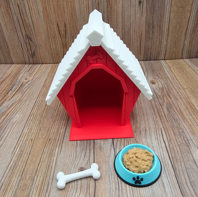 Articulated St Bernard & Optional Doghouse Accessory Kit