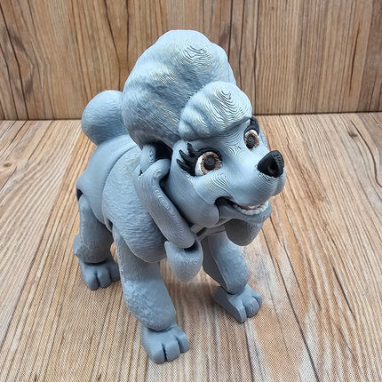 Articulated Poodle (3 varieties) & Optional Doghouse Accessory Kit