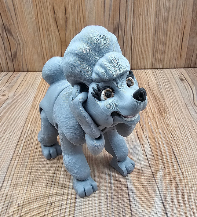 Articulated Poodle (3 varieties) & Optional Doghouse Accessory Kit