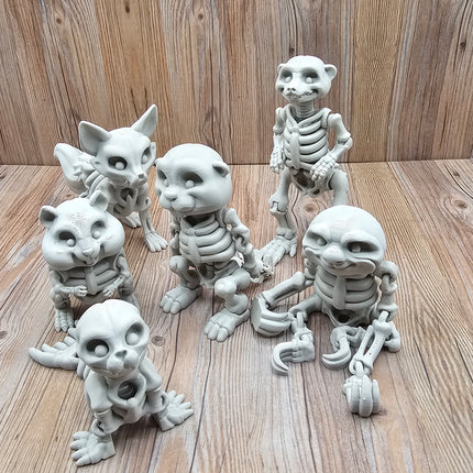 3D Printed, Flexible, Animal Skeleton Buddies