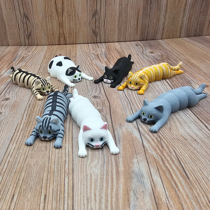 3D Printed, Flexible, Hanging Cats