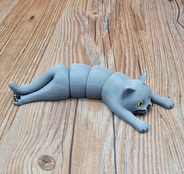 3D Printed, Flexible, Lounging Cats