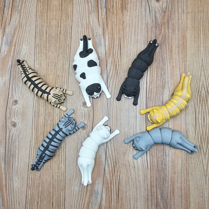 3D Printed, Flexible, Hanging Cats