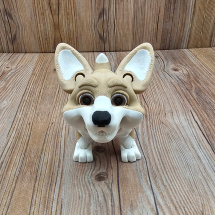 Articulated Corgi & Optional Doghouse Accessory Kit