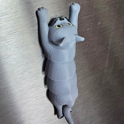 3D Printed Hanging Cat Magnets