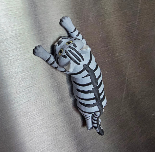 3D Printed Hanging Cat Magnets