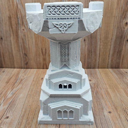 3D Printed Dwarven Dice Tower, Unique RPG Gift