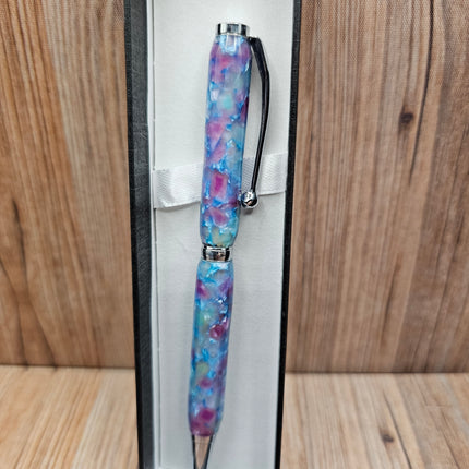 "Stone" Pattern, Acrylic Hand Turned Pens, Assorted Colors