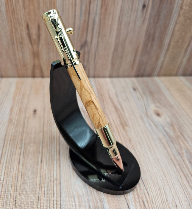 Assorted Hand Turned Wooden Rifle Pens