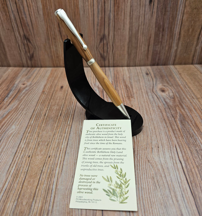 Holy Olive Wood Hand Turned Pens