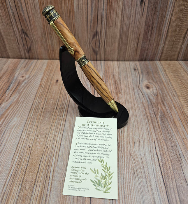 Holy Olive Wood Hand Turned Pens