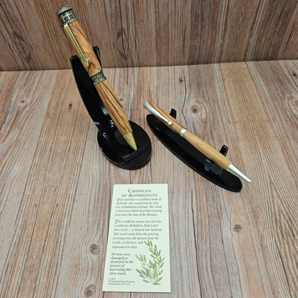 Holy Olive Wood Hand Turned Pens