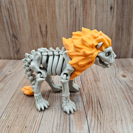 3D Printed Flexible Safari Animal Skeletons