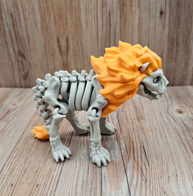 3D Printed Flexible Safari Animal Skeletons