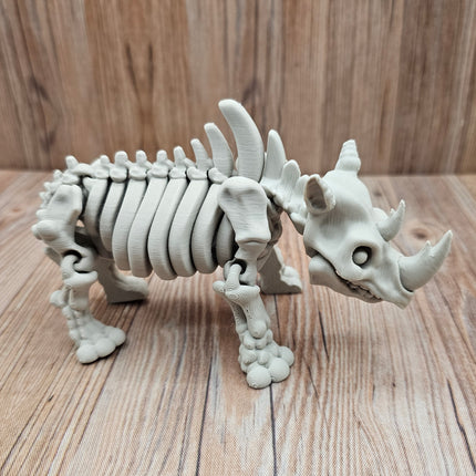 3D Printed Flexible Safari Animal Skeletons