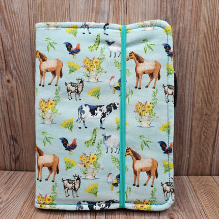 Animal Adventures Fabric Journal Cover – A5 with Pen & Lined Notebook (Multiple Designs)