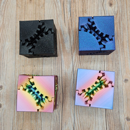 3D Printed Gear Cube Fidget