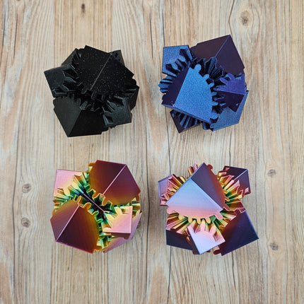 3D Printed Gear Cube Fidget