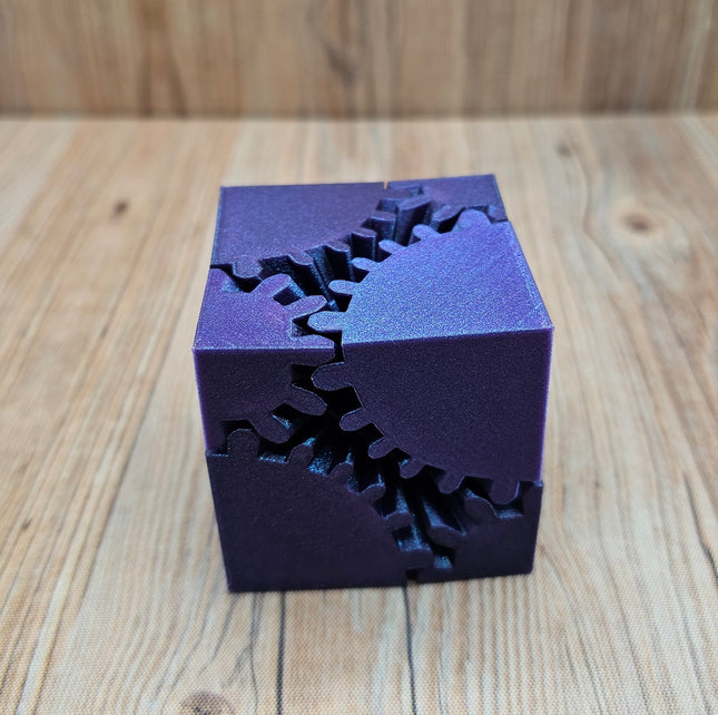 3D Printed Gear Cube Fidget