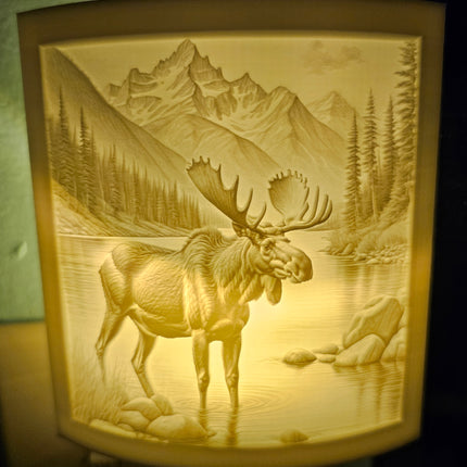 Moose 3D Printed LED Night Light