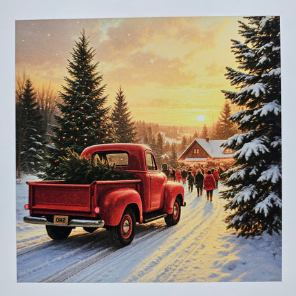 Transparent Winter Lantern Scenes