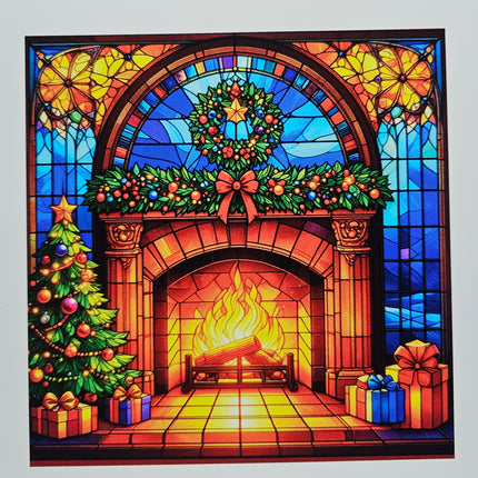 Transparent Winter Lantern Scenes