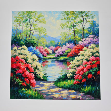 Transparent Spring Lantern Scenes
