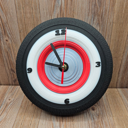 Tire 3D Printed Clock