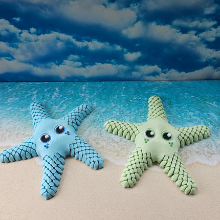 3D Printed Sea Star, Articulated, 2 Color Options