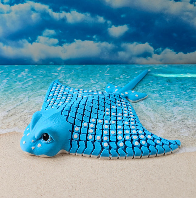 3D Printed Eagle Ray, Articulated, 2 Color Options