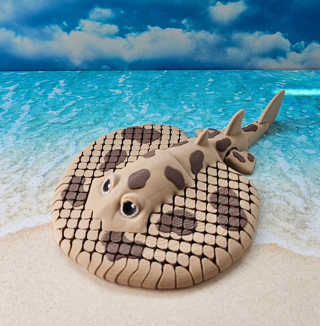 3D Printed Electric Ray, Articulated