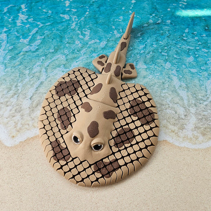 3D Printed Electric Ray, Articulated