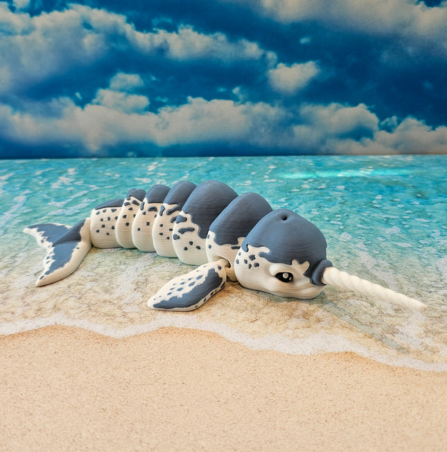 3D Printed Narwhal