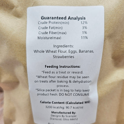 Waffle Bites, Dehydrated Dog Treats, 2 Flavor Options
