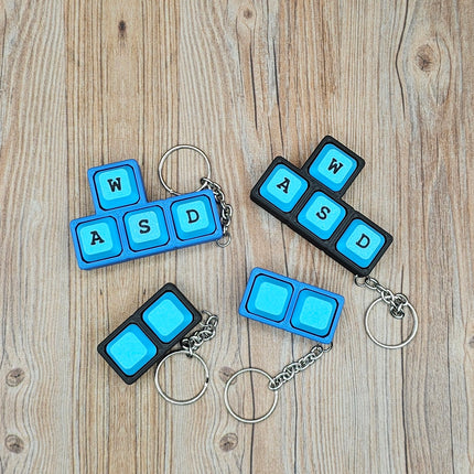 Clicky Keyboard Fidget Keychain