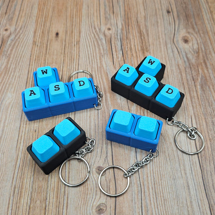 Clicky Keyboard Fidget Keychain