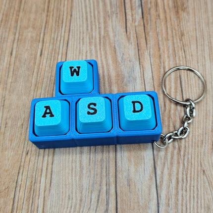 Clicky Keyboard Fidget Keychain