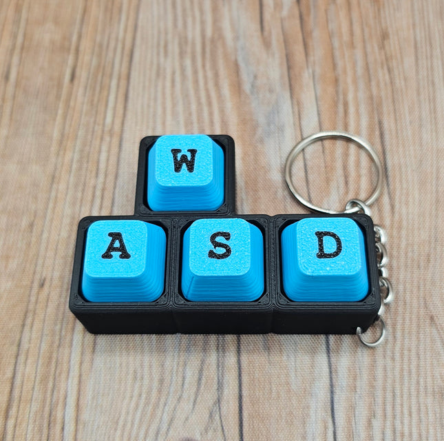 Clicky Keyboard Fidget Keychain